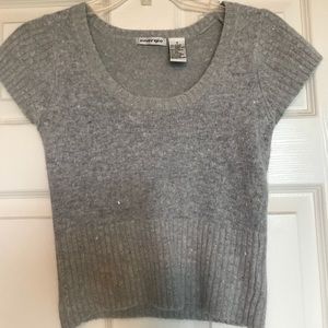 Grey Cropped Top